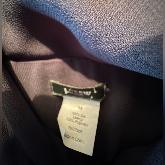 Gorgeous J Crew Navy Silk Dress - Picture 6 of 6